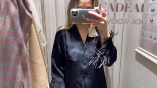 Sexy lingerie trying on haul