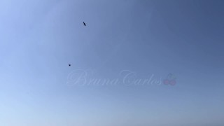 ME AND MY FRIEND GOT ​​HORNY AND FUCKED ON THE NUDE BEACH