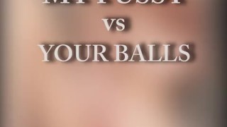 Naked Bare Pussy Envy, Cuntbusting vs Ballbusting Challenge, Sexy CBT Tasks Instructions Tutorial