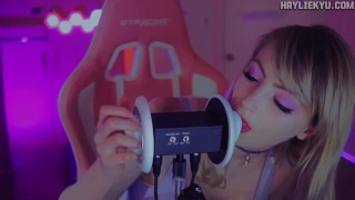 Ear Licking Kisses Tingles + Mouth Sounds ASMR SFW