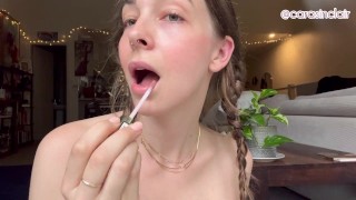 Influencer GRWM gets wild