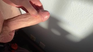 Sunlight on hard dick