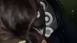 Sucking my dick in the car