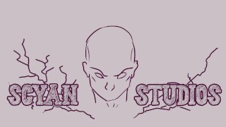 Handjob with condom and finished