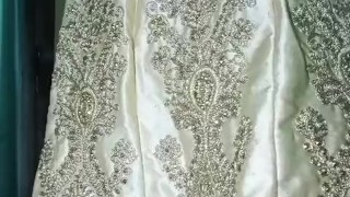 Indian gay Crossdresser Gaurisissy xxx sex in Golden Saree pressing his boobs and fingering his ass