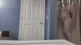P.O.V You spy on me in the bathroom but I notice the camera.