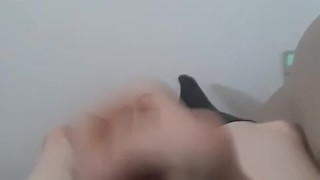 Femboy Jerking & Moaning with Toy in Ass