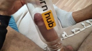 🇻🇪🇦🇷🇪🇨Polla Demasiado Gorda Y Grande Para La Botella Oficial De Pornhub.Corrida Interna