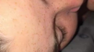 Stepsister gives goodnight blowjob *cumshot to the face*