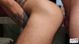 REALITY DUDES - Hardcore Outdoors Threeway With Str8 Chaser And Two Hot Studs Milo And Pablo X