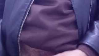 Masturbating in a public bathroom, part two