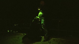 I’ve been training this gutter-pig’s throat for a few days now.