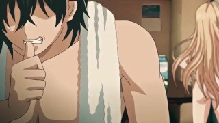 Beautiful Girl with Big Breasts Likes to Swallow Cum like Milk