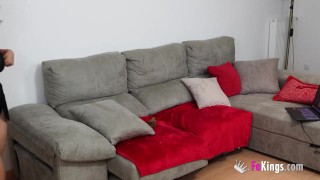 Curvy Spanish babe Gigi Lust cuckolds her own boyfriend with her roommate!