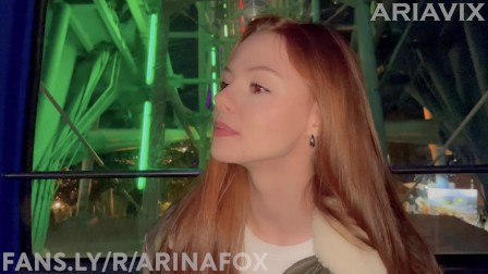 Aphrodite on a first date on the Ferris Wheel | PUBLIC blowjob POV | SEX THERAPY