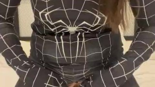 SpiderWoman Push Her Limits😳🔥