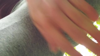 Cute Hiker Takes a Piss on the Path