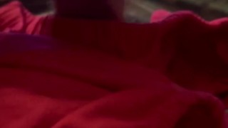 Soldier shoots HOT CUM shot onto some red briefs for a follower (See 3:20 for the big shot)