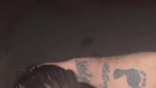 Slut night walks by highway