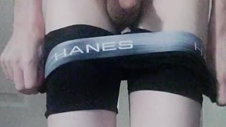 Getting naked and cumming