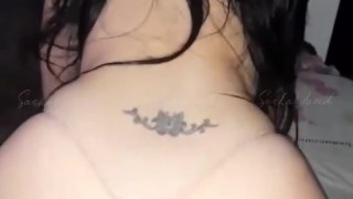 LA ZORRITA DE MI ESPOSA APROVECHA QUE NO ESTOY EN CASA