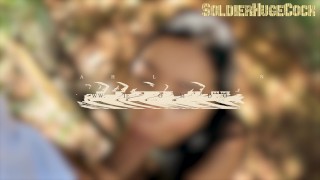 My friend gives me a blowjob outdoors