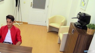 BIGSTR - Handsome Model Looking Young Man Gets The Job After He Gets Fucked By The Boss
