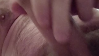 Edging my Uncut Cock