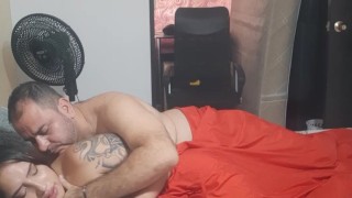 My husband very horny and fucks my pussy.