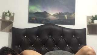 delicious lesbian sex with my girlfriend in our room