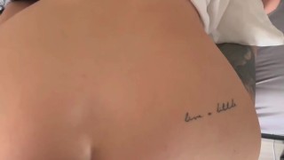 Snowbunny Takes Dick From The Back