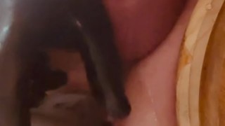 Pounding and gaping my ass
