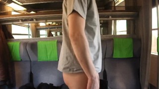 NAKED IN TRAIN