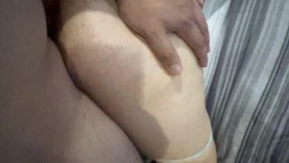 Sexy blonde Mexican bubble booty backshots