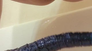 More dragon tail anal fucking to milk out my precum