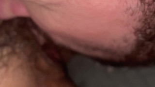 Lactating in husband’s mouth