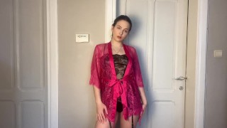 Sexy Nightwear Try on Haul Transparent Nightwear See through Lace Lingerie