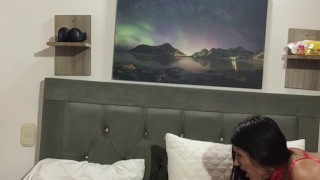 brother-in-law comes into my room and convinced me to let him fuck my pussy alone in my room on all