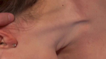 Morning blowjob ends in massive Cumshot on hairy armpit