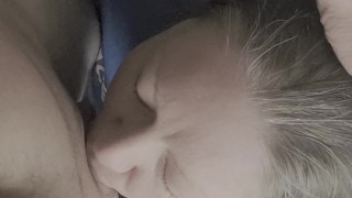 Got lucky St. Patrick's Day blowjob from my wife