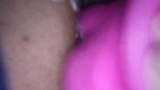 My creamy hole after self fucking