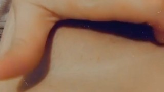 Rubbing my clit until I squirt all over!
