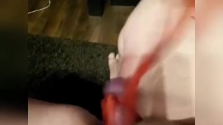 Fat sub tortures balls