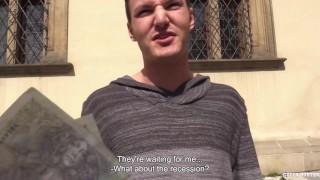 BIGSTR - He Planned To GoTo A Party With Friends But He Stays To Get His Asshole Fucked For Money