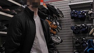Trying underwear since there's no fitting room
