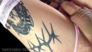FUCKED MY HOT GOTH TRANS STEPSISTER'S TIGHT ASS with Amy Nosferatu