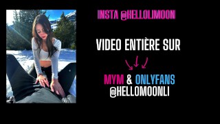 Hellolimonnoff suce une grosse bite à la neige