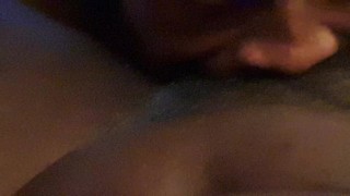 Chocolate 🍫 pussy 🙀 got her going crazy just listen to her moan