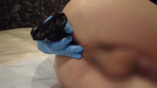 初音ミクのSissyトレーニング アナルプラグ挿入