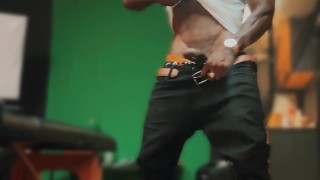 Howdy Cowboy! Doing a little dick tease sub to my onlyfans for more content (CesarBelifonteUncut)